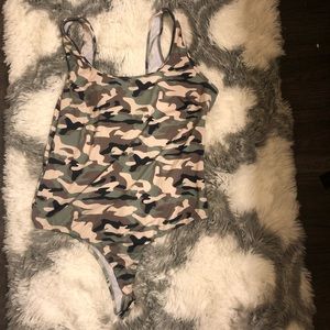 Forever 21+ Camo Body Suit